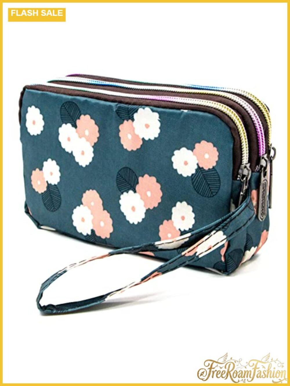 Nylon Wristlet Wallet Large Capacity Clutch Purse Waterproof